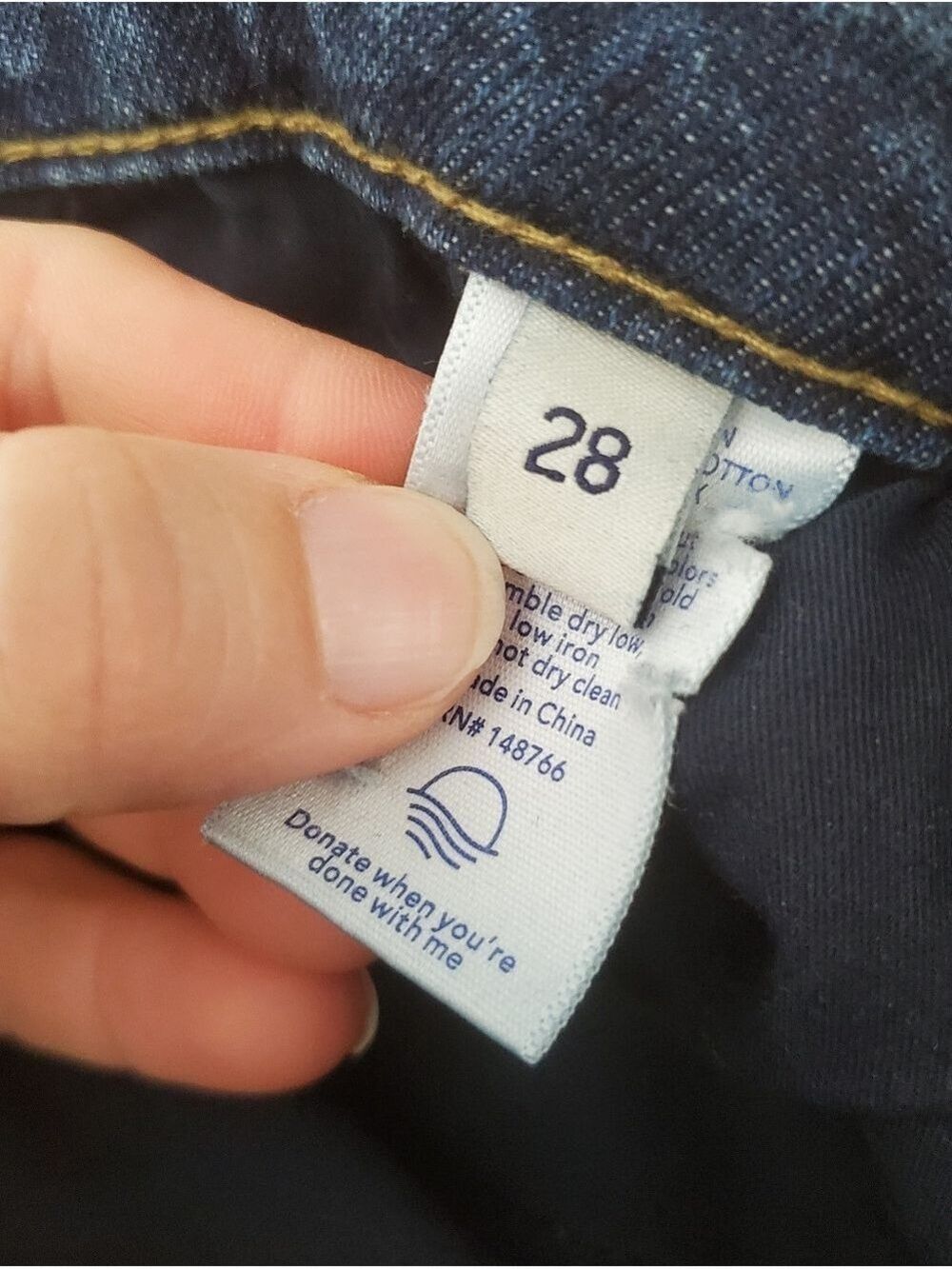 Oliver Logan Midwash Blue Jeans Button Fly Womens Size 28 Cotton Blend - Picture 10 of 12